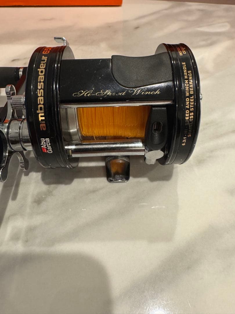 アブ6500C HI SPEED WINCH 遠投カゴ釣り - メルカリ