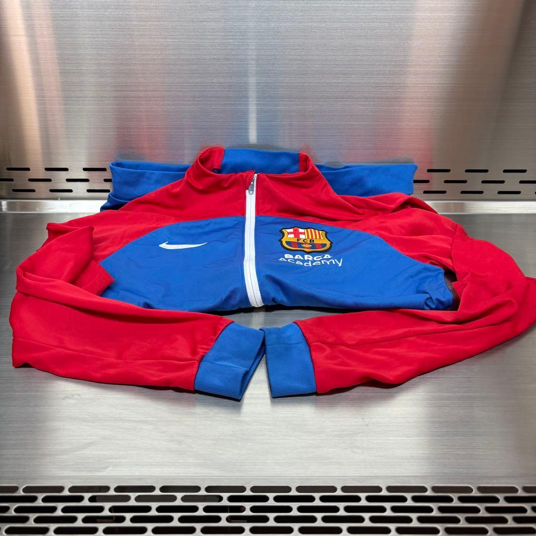 NIKE × FCバルセロナ トラックジャケットジャージー刺繍ロゴ Mサイズ