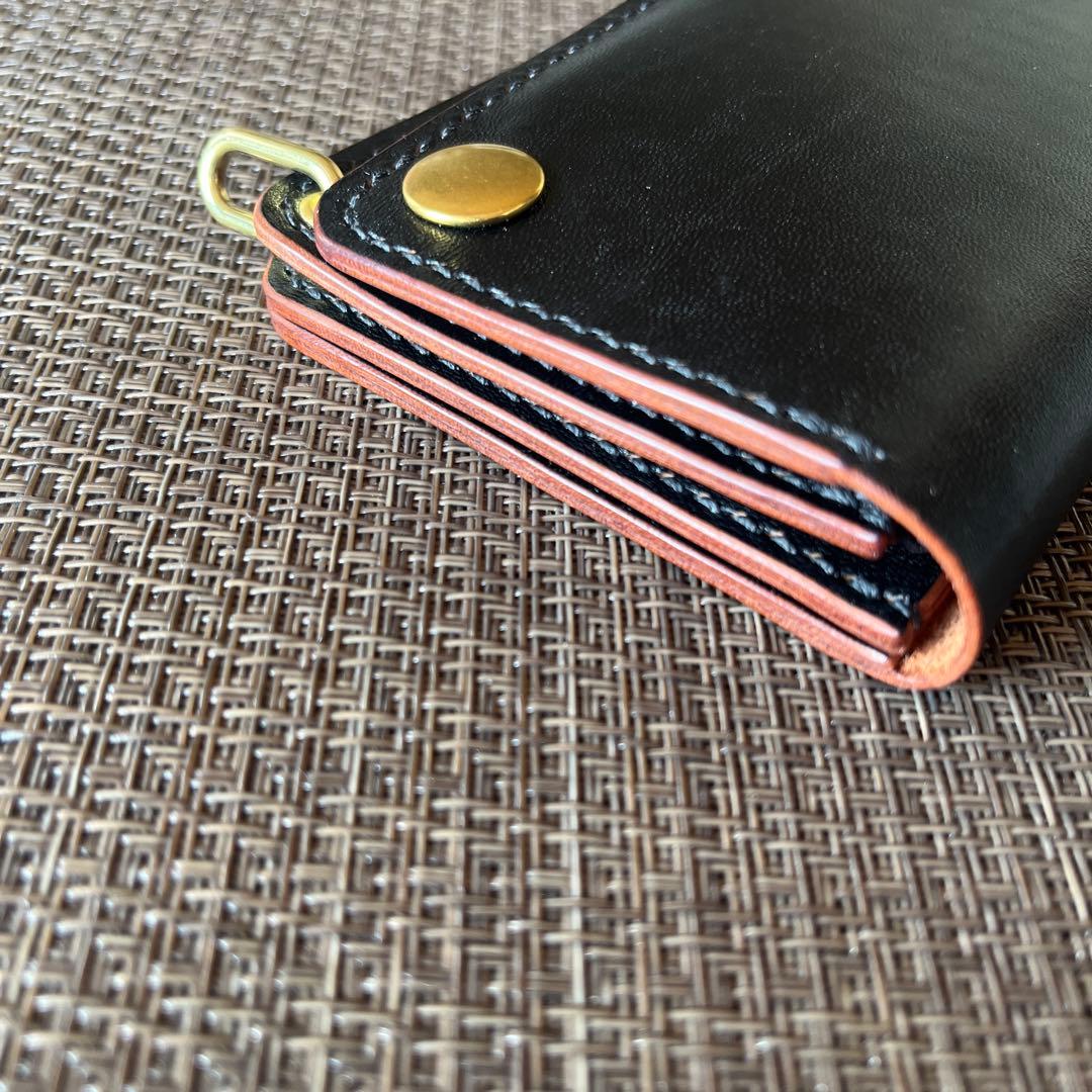 MARYAM ホースフロント ミドルトラッカーウォレット 茶芯 - メルカリ