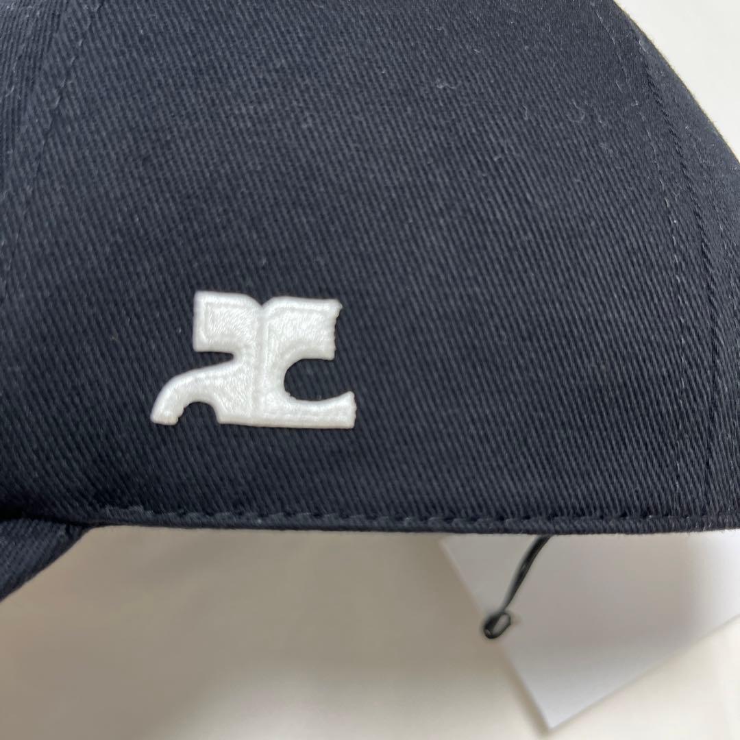 Courrges✴︎黒 Msizeコットンキャップ