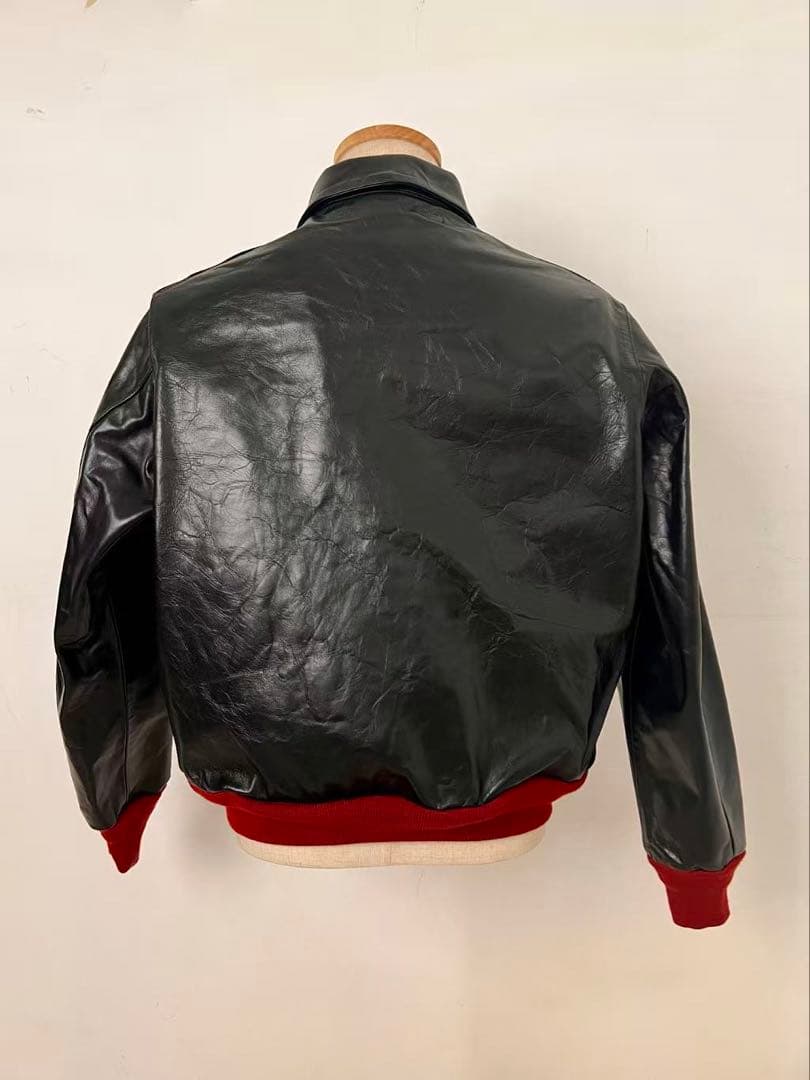 tKO様専用 実名復刻 赤リブ A−2 フライトジャケット 馬革 L（40
