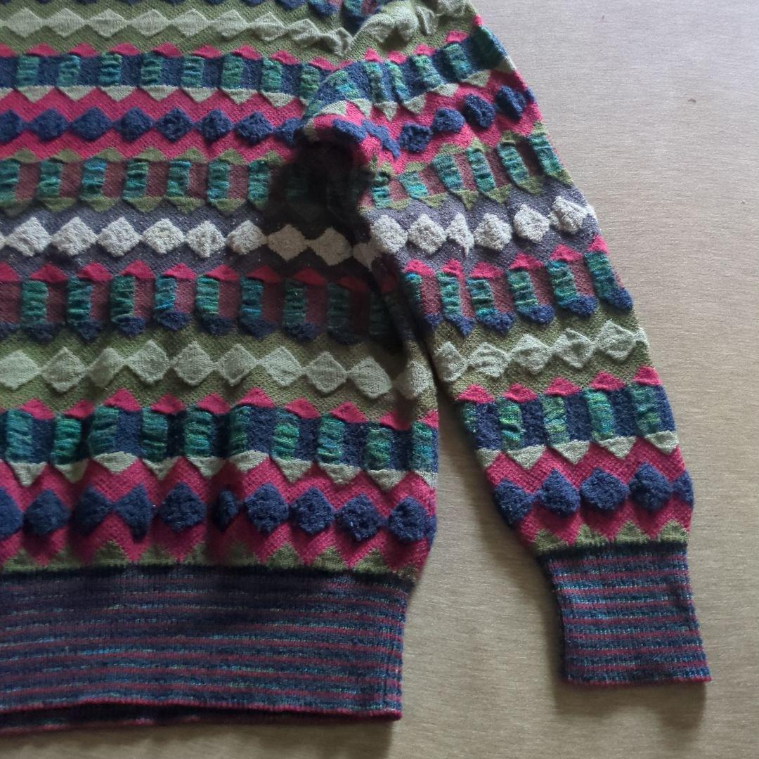 イタリア製 MISSONI SPORTマルチカラーセーター 総柄 - メルカリ