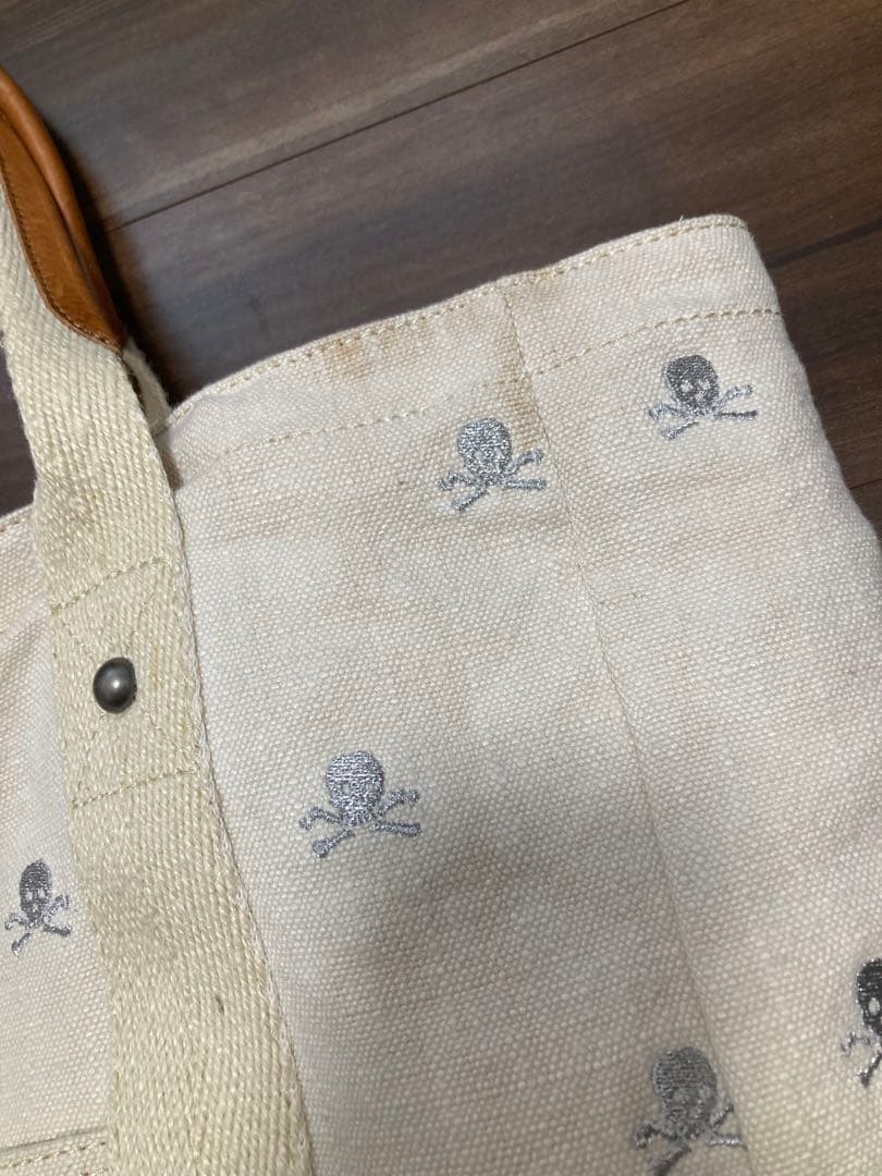 ラルフローレン ラグビー スカル刺繍 トートバッグ キムタク ベージュ