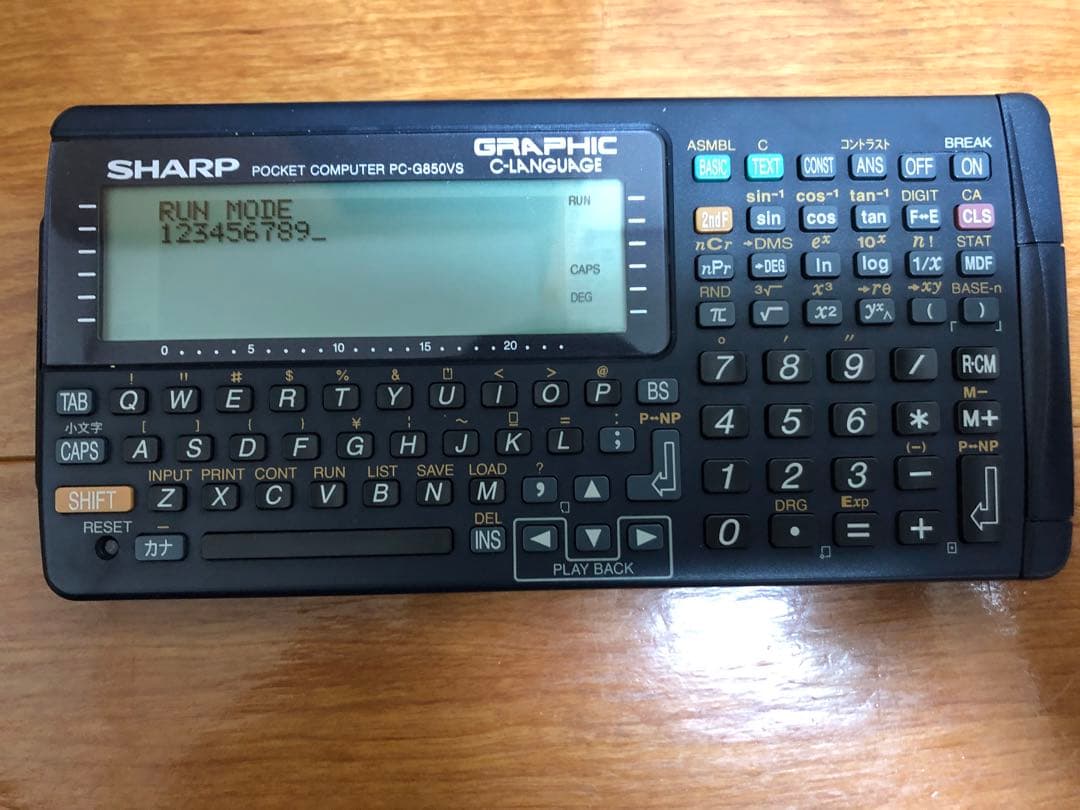 SHARP ポケットコンピュータ PC-G850VS ポケコン - メルカリ