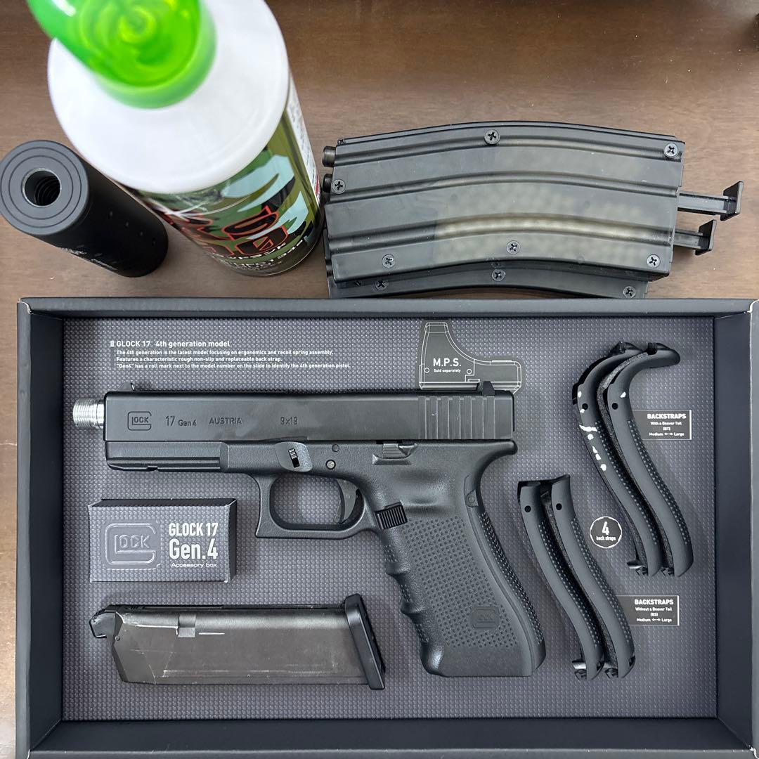 tokyo marui GLOCK 17 Gen.4 (カスタム済) セット TOKYO MARUI（東京マルイ） □フルセット□ ガスブローバック グロック