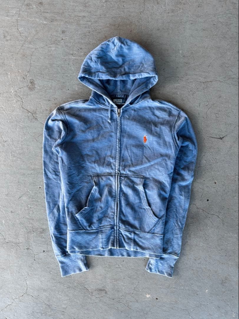 90sPolo Ralph Lauren ジップパーカー 鬼フェード - メルカリ