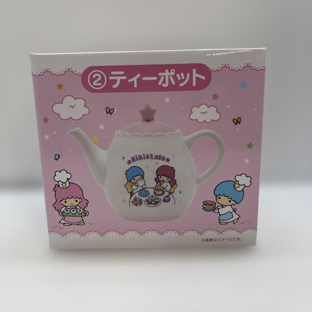 キキララくじ 10点セット　ティーポット マグカップ バッグ ポーチ ひざかけ