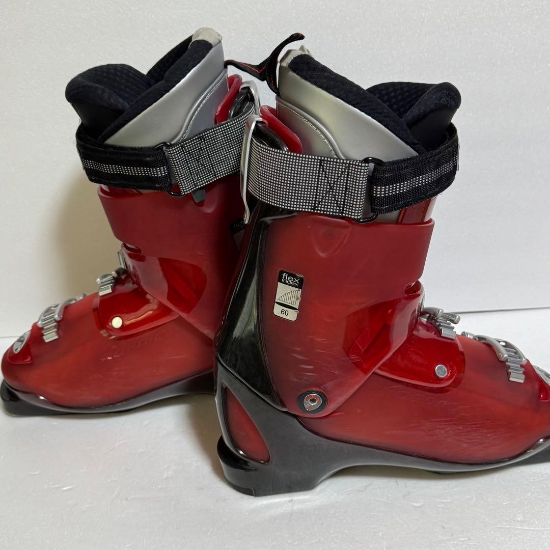 スキーブーツ 27CM27.5cm Nordicaレッド赤色初心者315mm - メルカリ