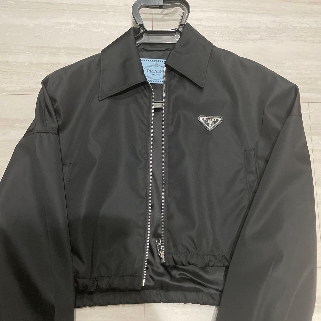 プラダ ナイロン ショートジャケット クロップド ブルゾン ジャケット