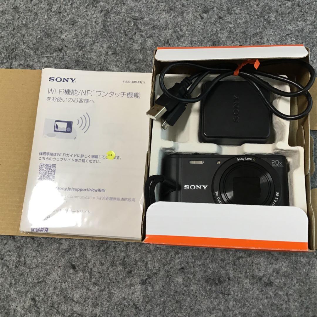 Wi-Fi転送機能】【美品】【本革ケース】20倍ズームソニーWX350