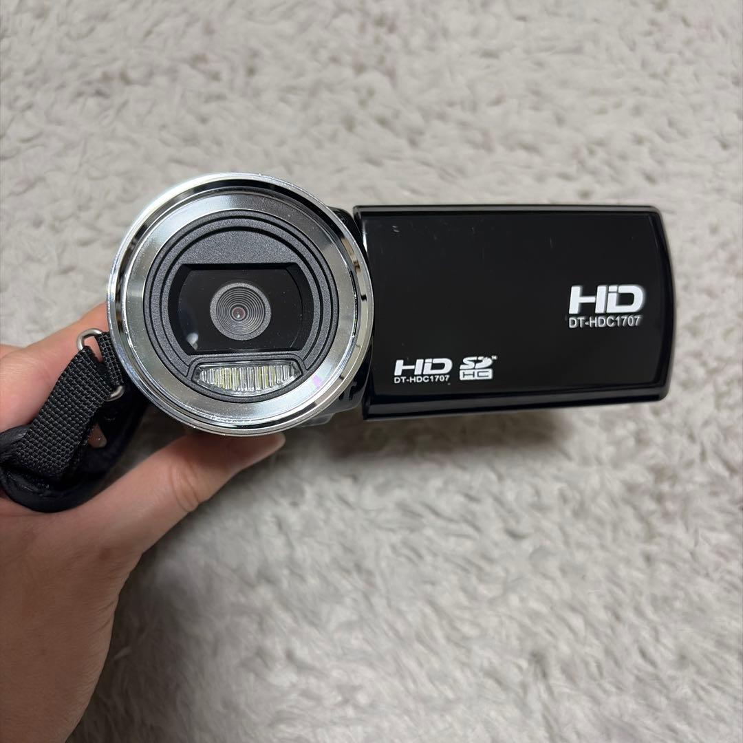 HDビデオカメラ DT-HDC1707 ブラック - メルカリ