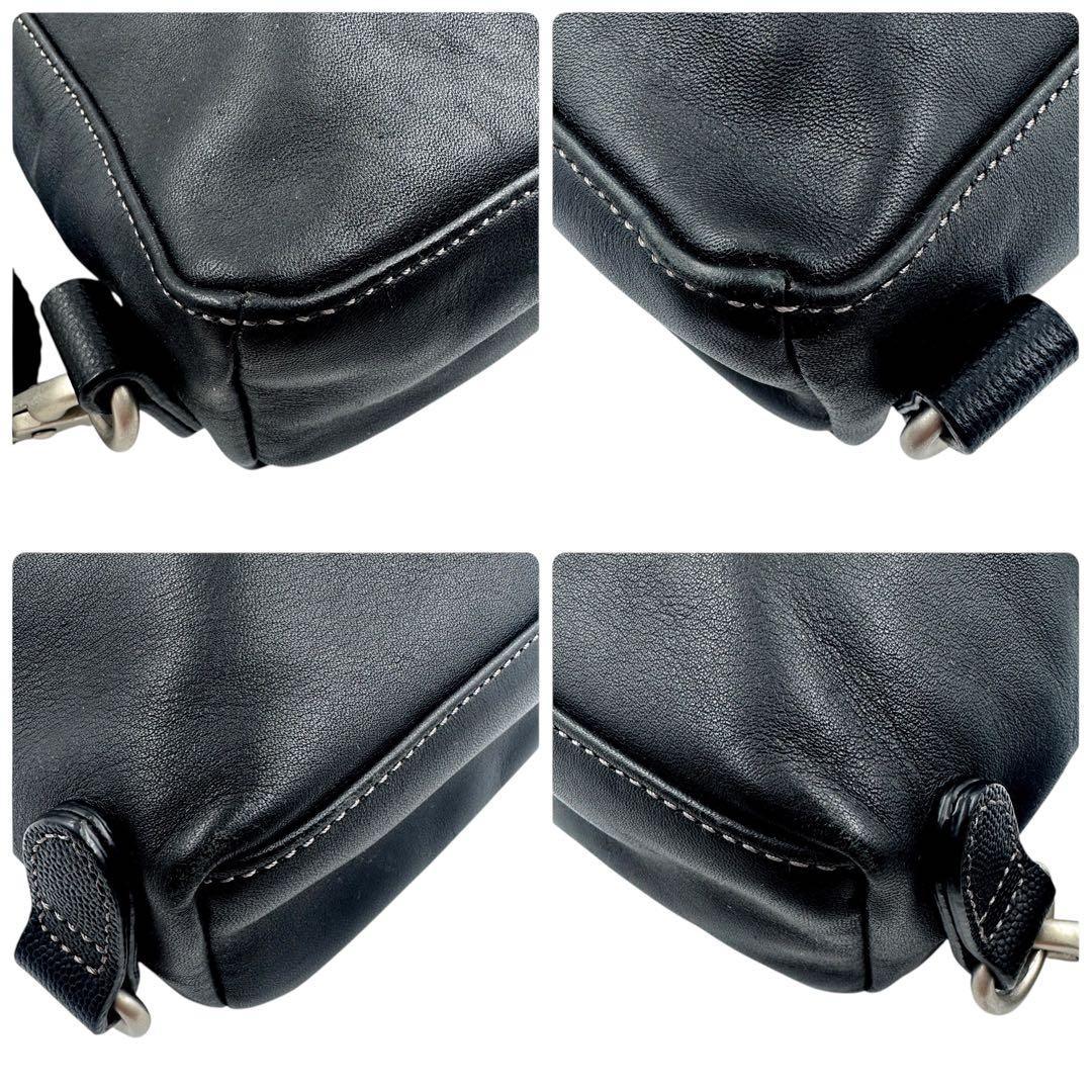 Paul Smith ポールスミス オールレザー ボディバッグ スリングバッグ