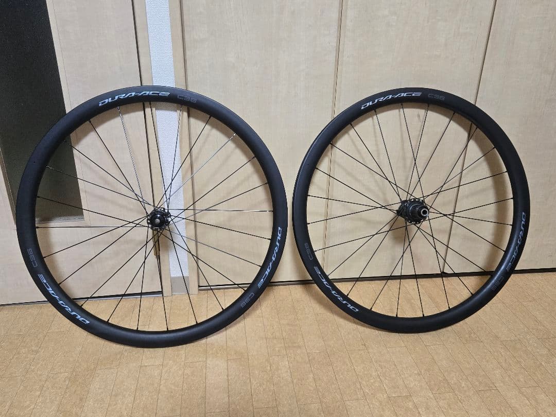 シマノDURA-ACE ホイール WH-R9270-C36-TL 前後セット SHIMANO WH-R9270-C36-TL DURA ACE DISC BRAKE TUBELESS CARBON WHEEL