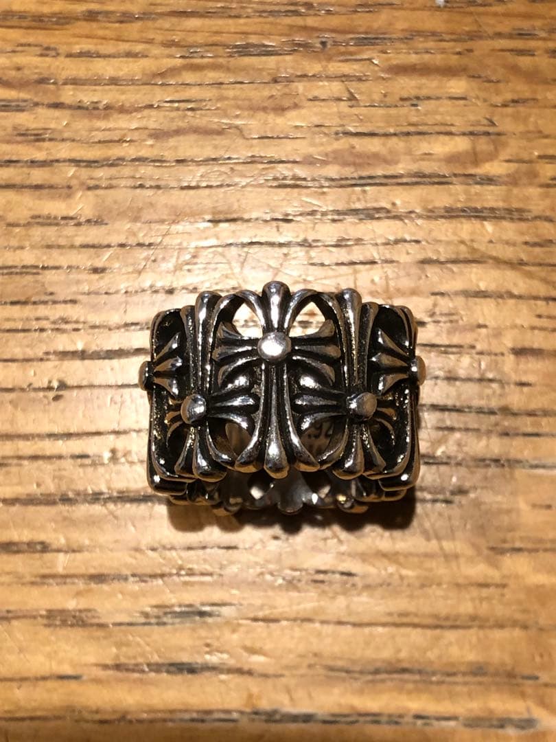 値*す様 CHROME HEARTS クロムハーツ リング 14号 CHROME HEARTS 新宿店 クロムハーツ スペーサーリング 3mm 【FUCK YOU