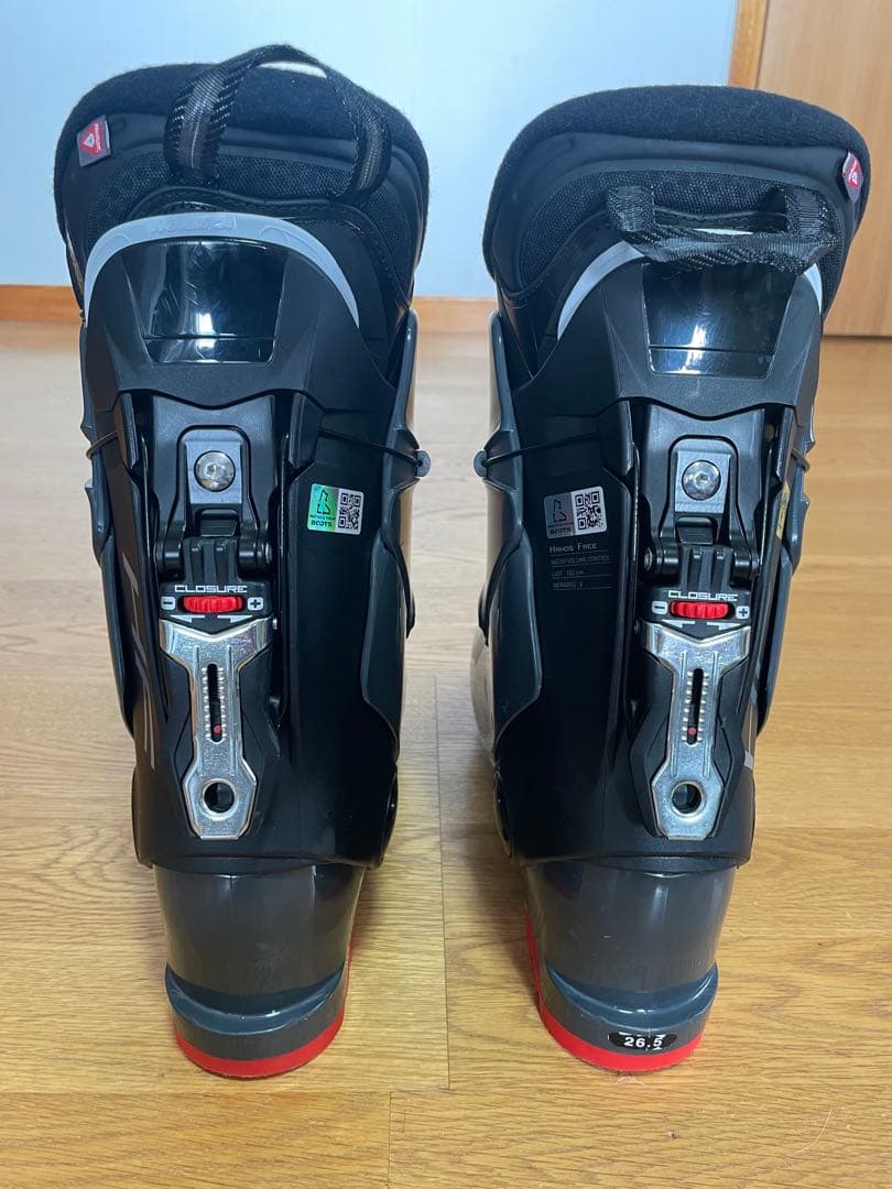 Nordica HF 100 スキーブーツ 26.5cm グレー/レッド