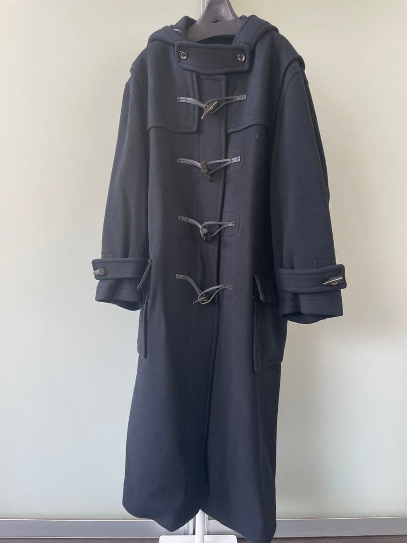 モンゴメリー イエナ別注 140sパイル ロングダッフルコート　黒 IENA（イエナ）の「MONTGOMERY/モンゴメリー 別注 140sパイル ロング