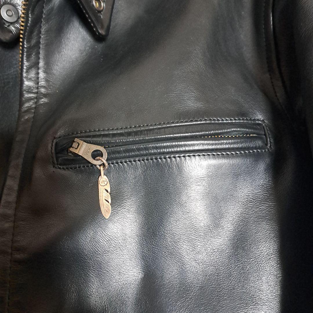 岩城滉一プロデュースK's GAME ライダースジャケット高級馬革 Sサイズ