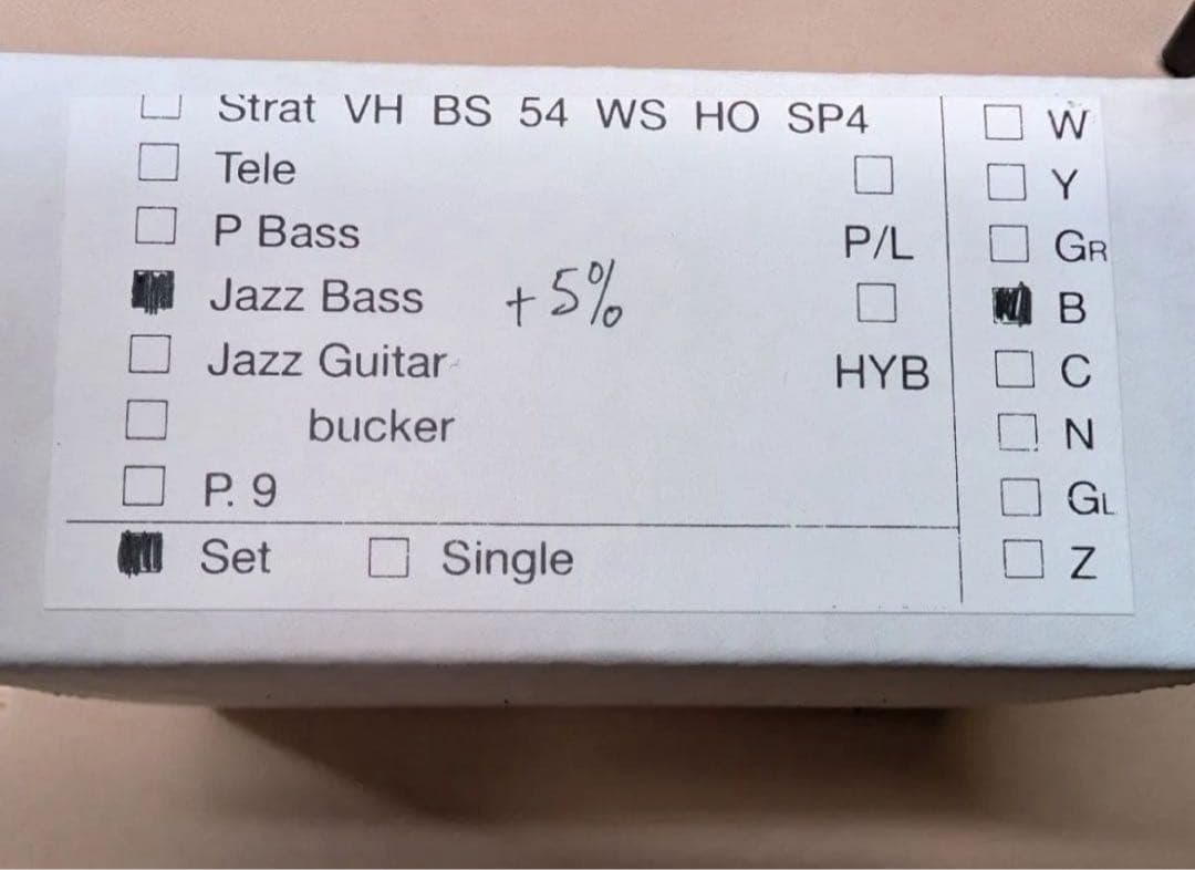 値下げ:〜2/1】 Lindy Fralin JB +5% Overwound - メルカリ