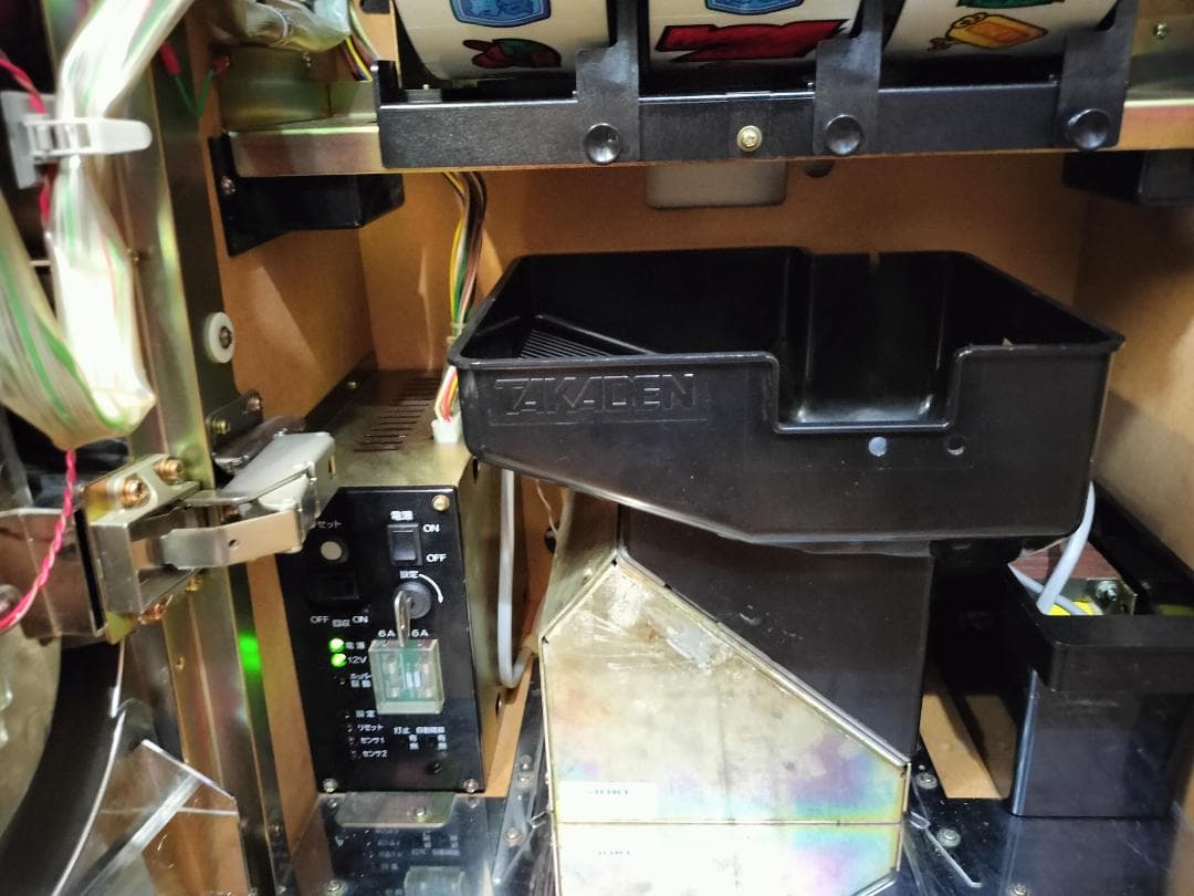 パチスロ実機】ロデオ☆ギンギン丸【オートプレイ付コイン不要機付】4