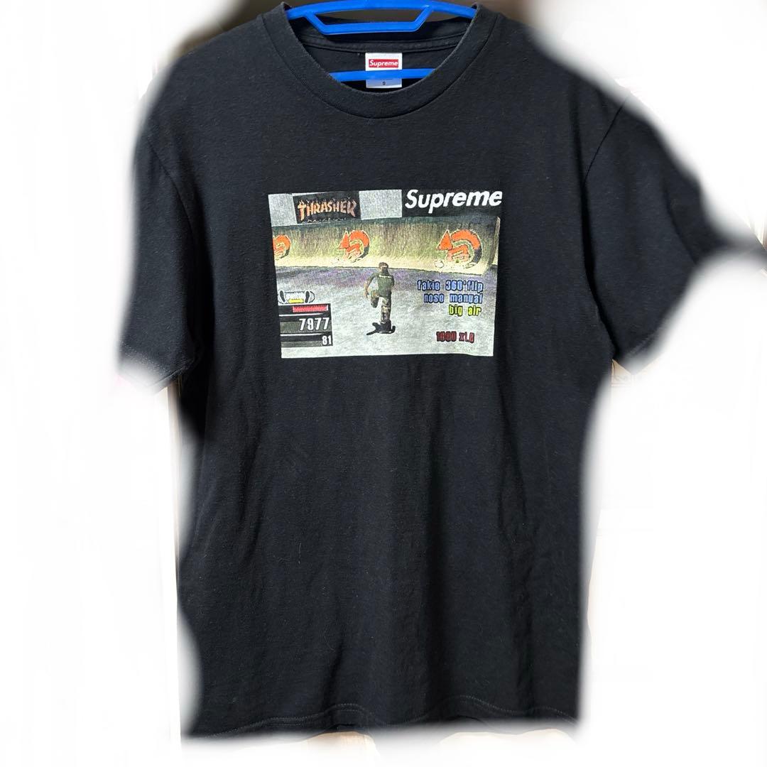 supreme THRASHER Tシャツ ブラック - メルカリ