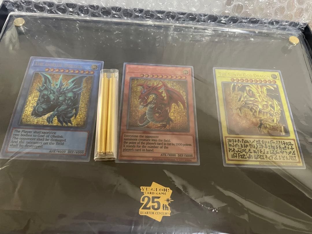 値下げ交渉OK 遊戯王　三幻神　ステンレス製カードセット