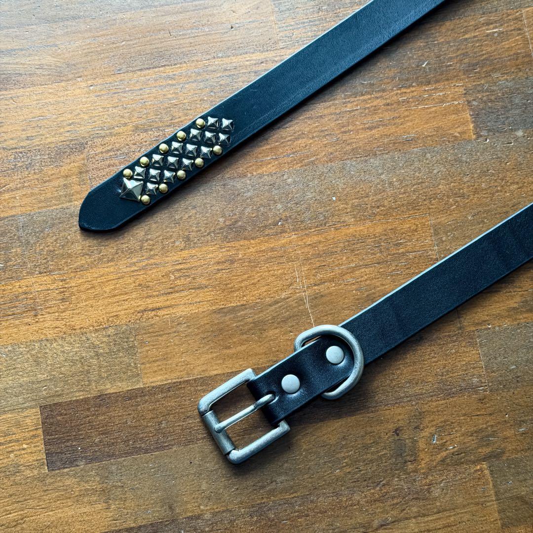 スタッズナローベルトtree 23mm32inch115cm