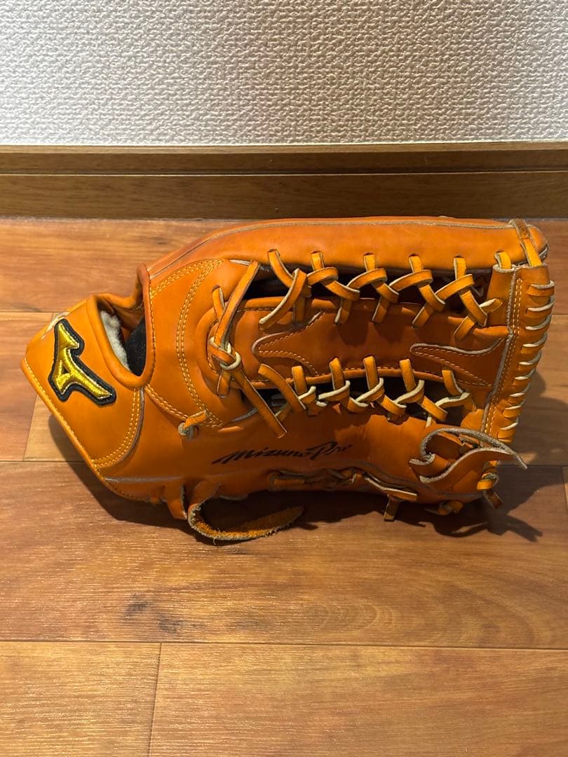 ミズノプロ軟式外野手用グラブ 匿名配送 オレンジ 型付け済み - メルカリ