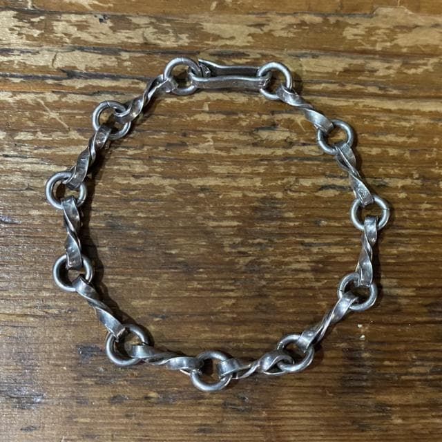 ヴィンテージ メキシカンジュエリー シルバー インフィニティ チェーン