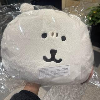 白いクマの顔 ポーチ