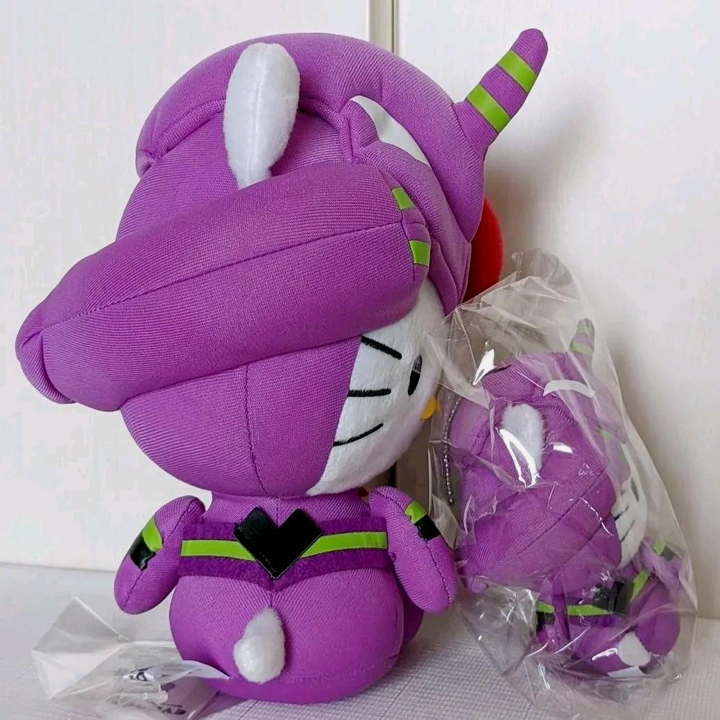 エヴァンゲリオン サンリオ キティ コラボ 初号機 マスコット