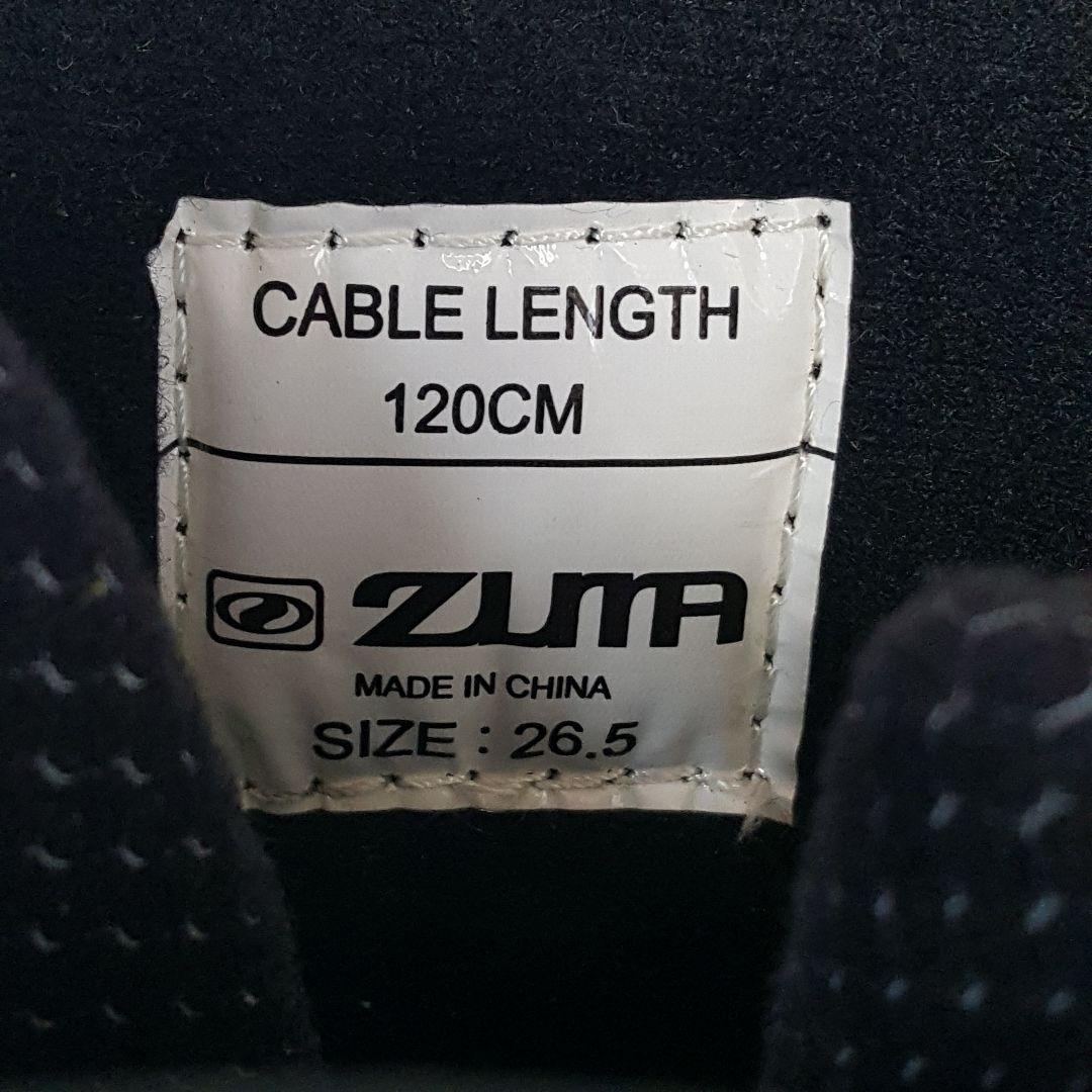 ZUMA スノーボードブーツ 26.5cm ダイヤル式 初心者おすすめ ブラック