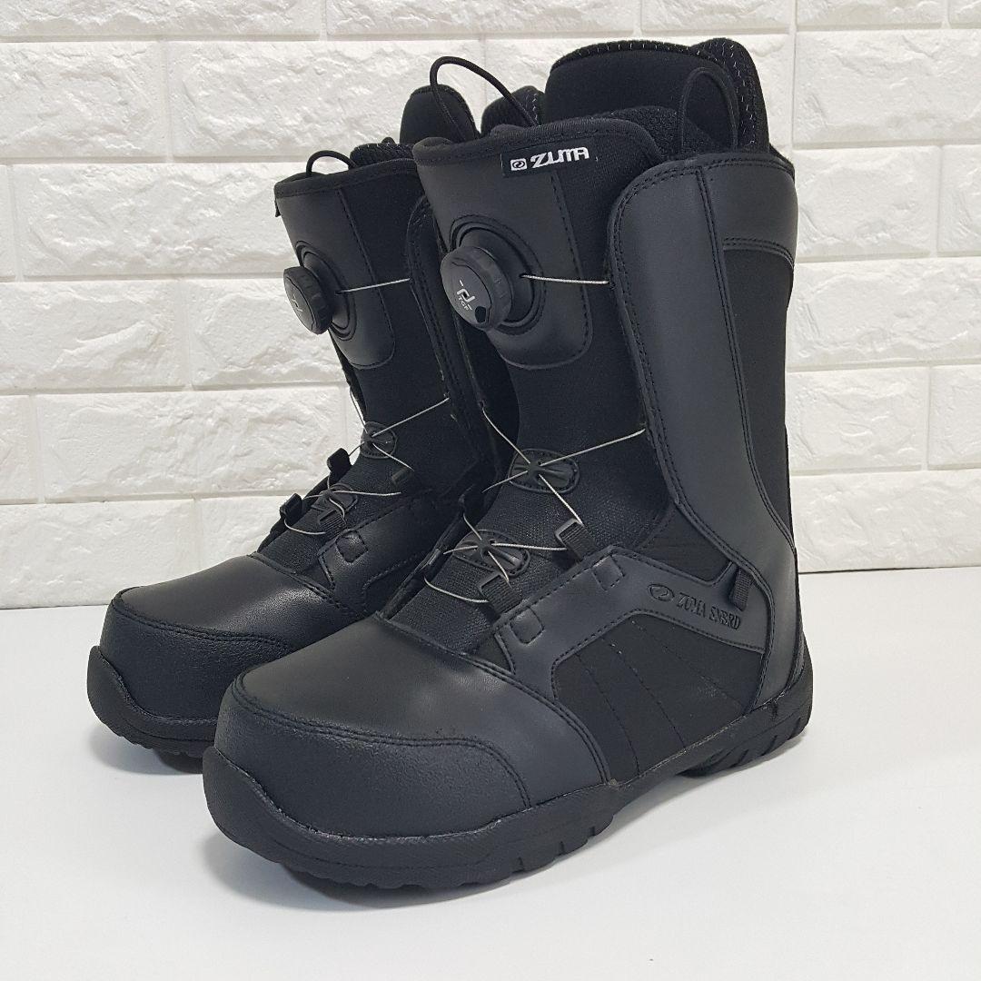 ZUMA スノーボードブーツ 26.5cm ダイヤル式 初心者おすすめ ブラック