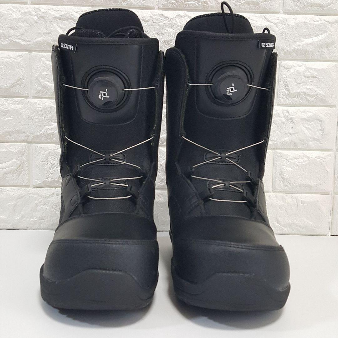 ZUMA スノーボードブーツ 26.5cm ダイヤル式 初心者おすすめ ブラック