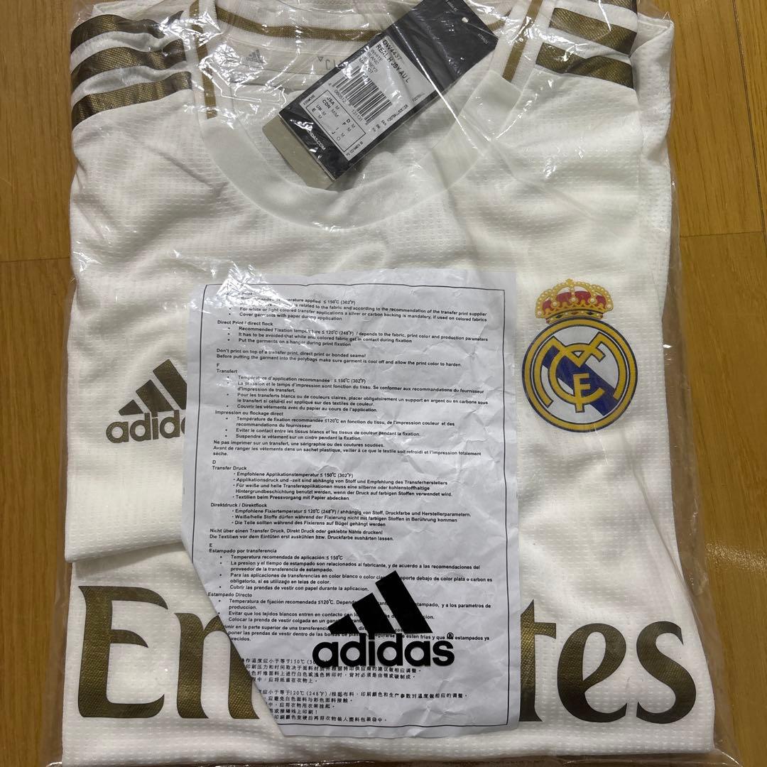 背番号なし レアルマドリード ユニフォーム 19-20 長袖 オーセンティック