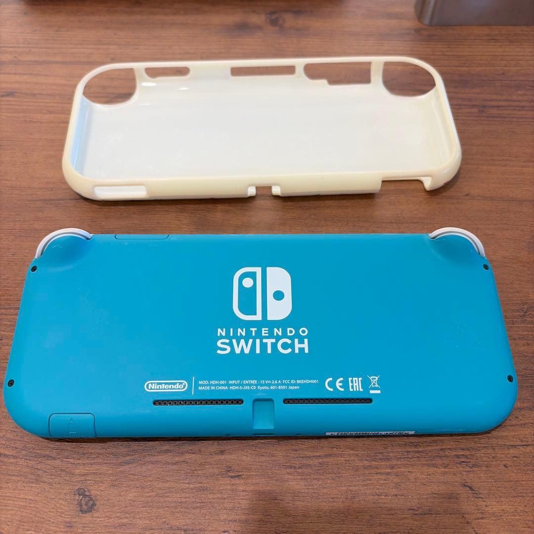 美品】Nintendo Switch Lite ターコイズ カバー・おまけ付き - メルカリ