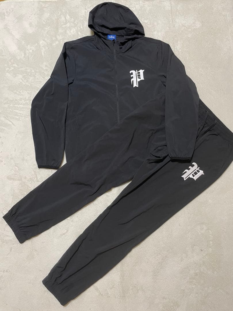 PHATRNK ファットランク ナイロン ジャケット セットアップ ブラック L