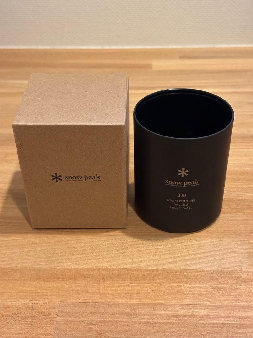 スノーピーク真空セラミックコートマグ300ブラック snowpeak 真空セラミックコートマグ300ブラック お詫びの品(非売品