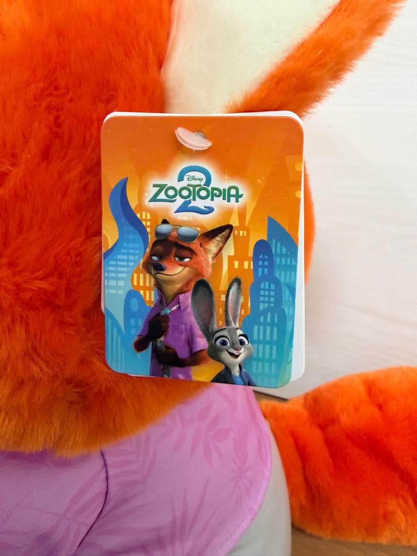 ズートピア　ニック　コストコ限定ぬいぐるみ