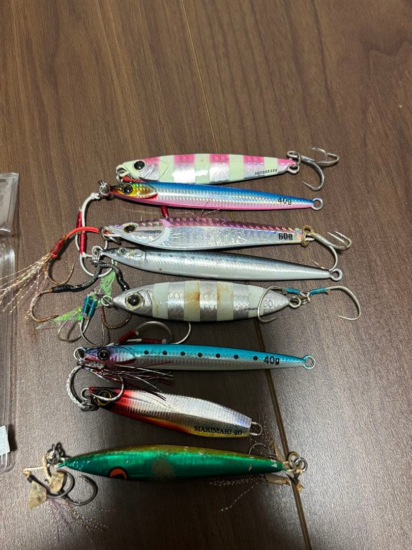 メタルジグ 9本セット　簡易ケース付き Breeze Time（ブリーズタイム） メタルジグ ルアー 5本セット 7g 10g