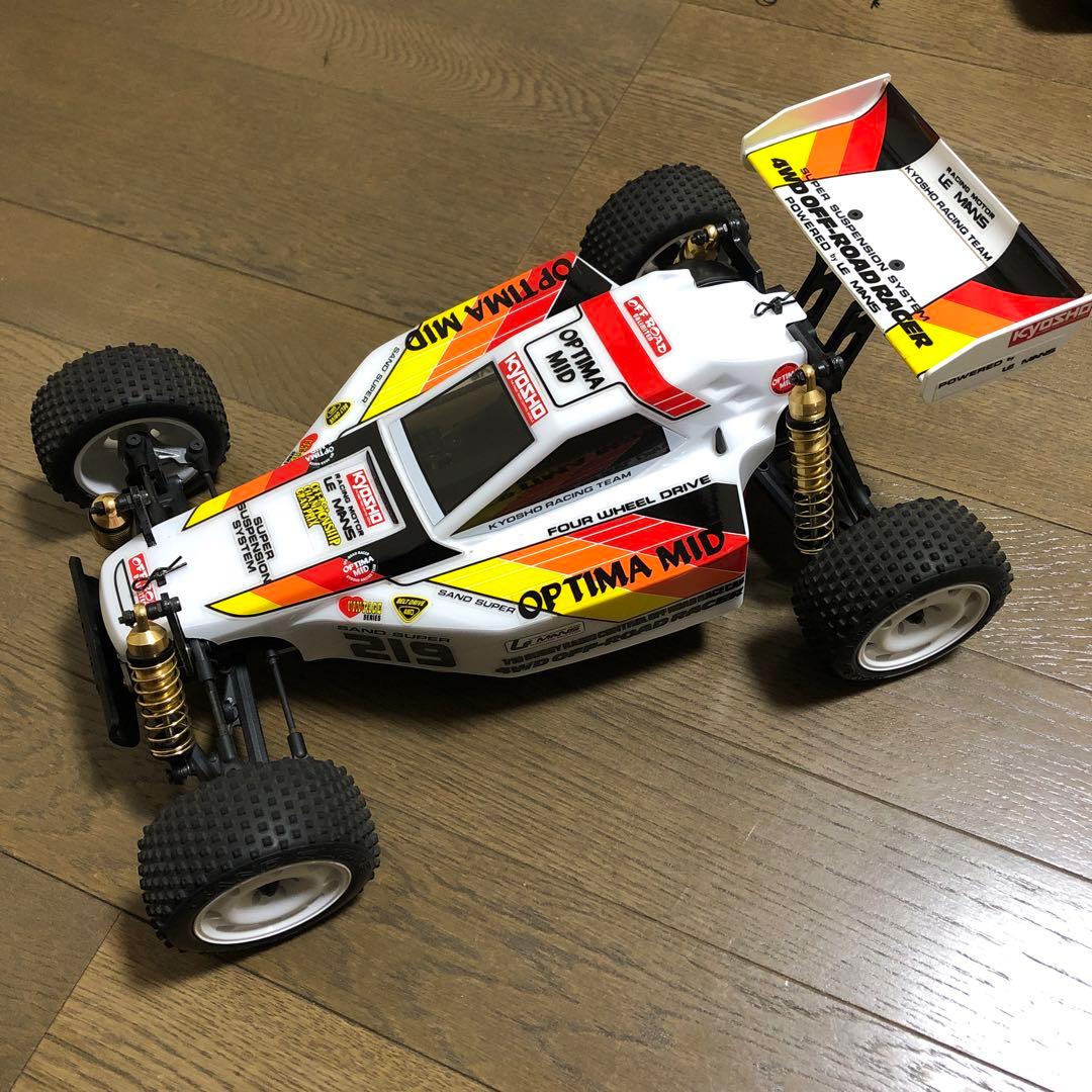 ラジコン 京商 kyosho オプティマ・ミッド optima mid - メルカリ