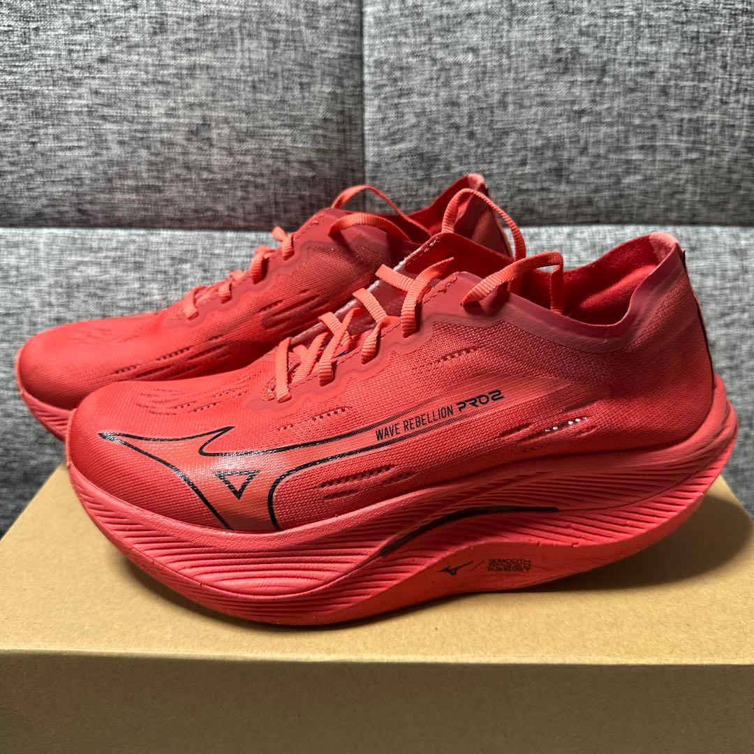 カピバラさん専用 【美品】ミズノ ウェーブリベリオン プロ2 レビュー】Mizuno ウエーブリベリオンプロ 2：履く人を選ぶスピード