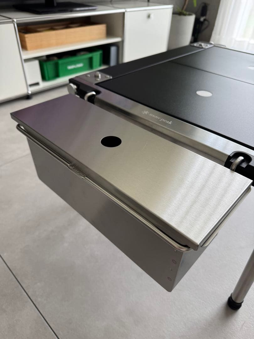 SnowpeakステンボックスハーフユニットハンガートレーブラックペーパーBOX