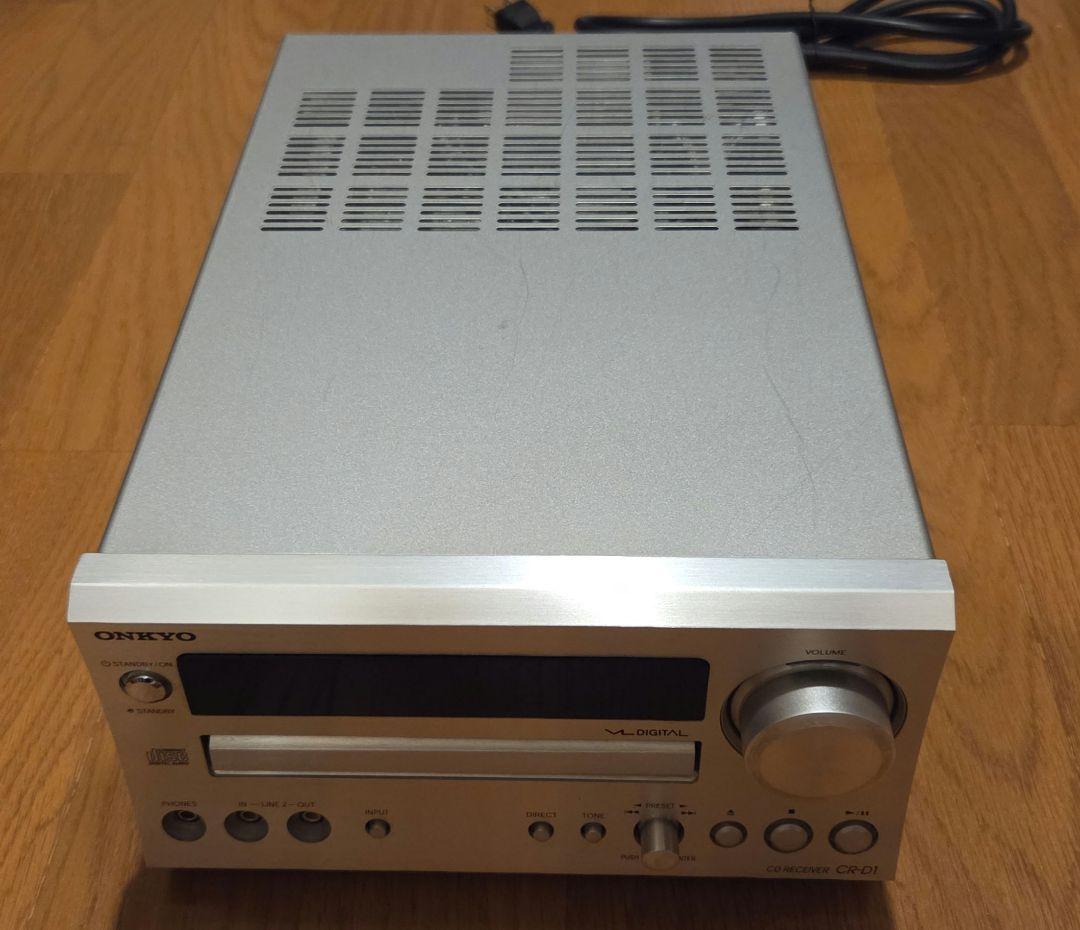 ONKYO CDプレーヤー CR-D1ミニコンポ - メルカリ