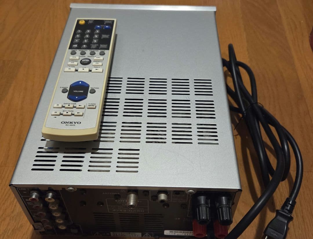 ONKYO CDプレーヤー CR-D1ミニコンポ - メルカリ