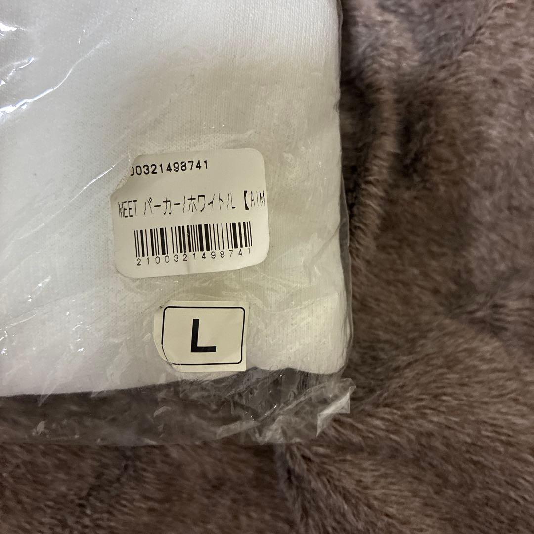 AIMYON ホワイト パーカー Lサイズ