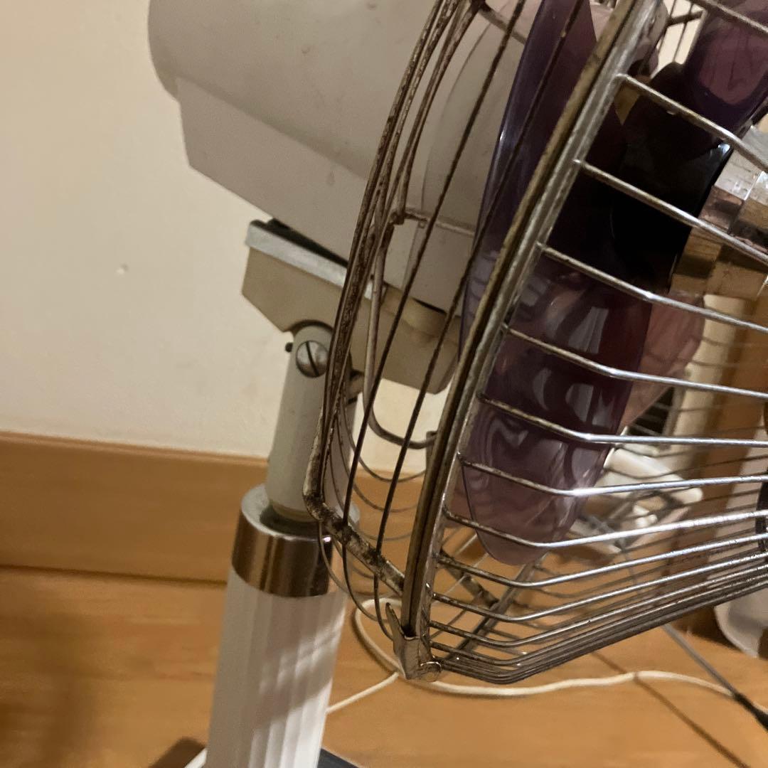 昭和レトロ】希少カラー紫パープル 東芝扇風機 handypack SF-30M