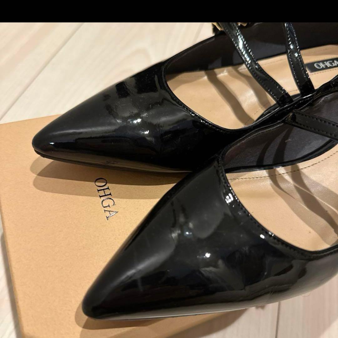OHGA ダブルストラップパンプス 24㎝ メリージェーン - メルカリ
