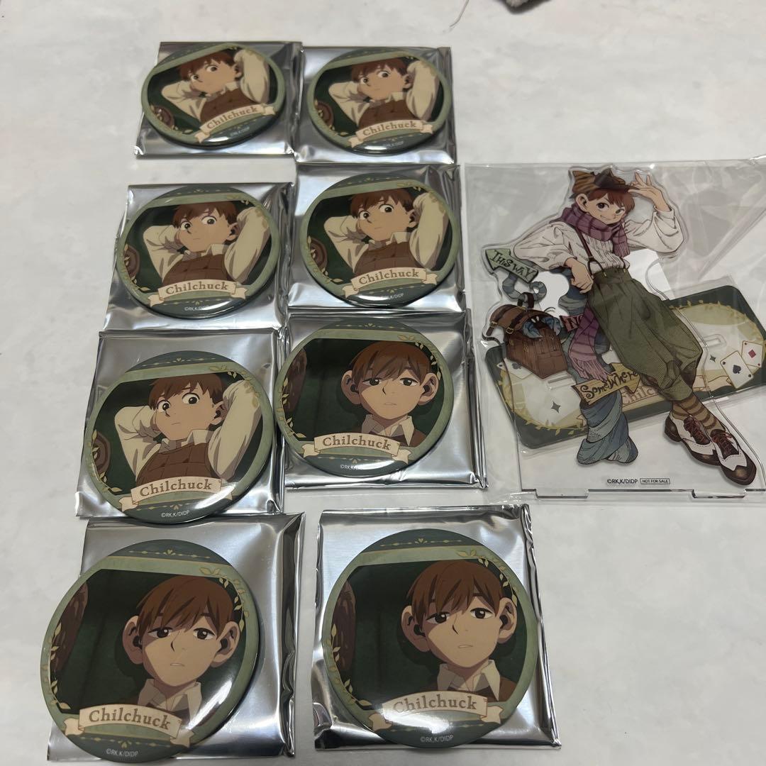 ダンジョン飯 ラッキー缶バッジBOX チルチャック BIGアクリルスタンド