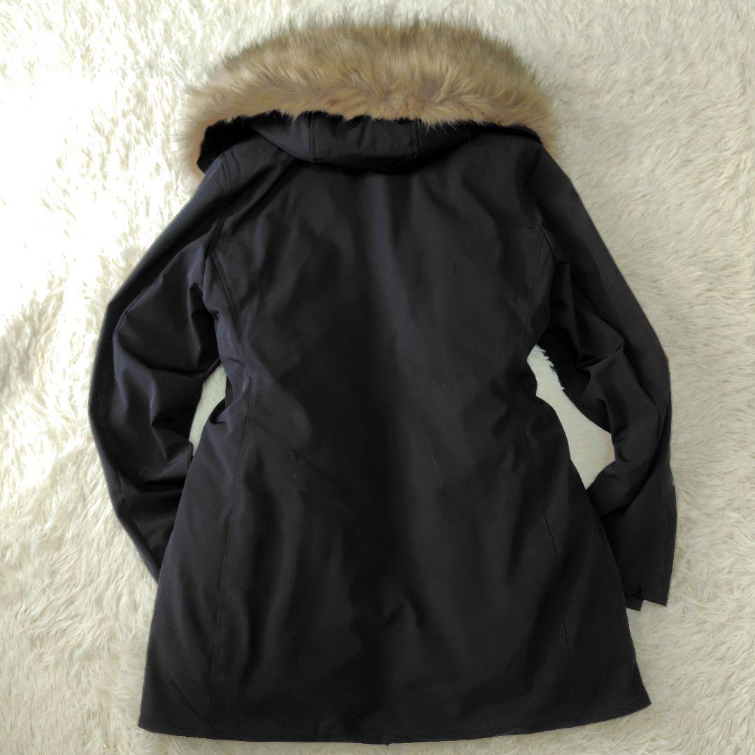 新品タグ付✨ ZARA スポーティーウィンターパーカー 黒 S ファー