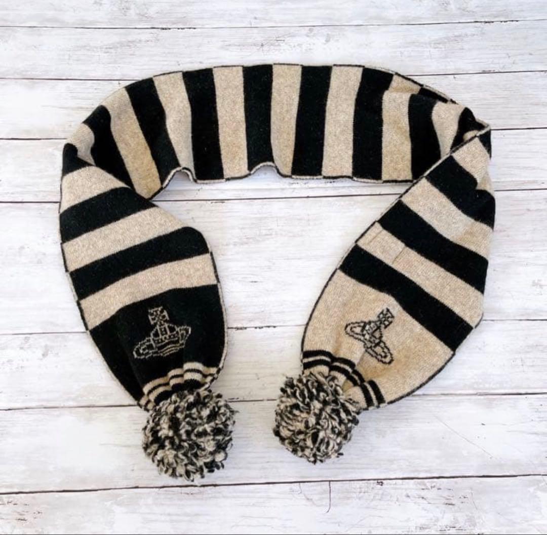 Vivienne Westwood♡ヴィヴィアンウエストウッド ポンポンマフラー